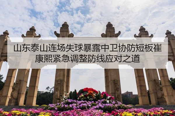 山东泰山连场失球暴露中卫协防短板崔康熙紧急调整防线应对之道